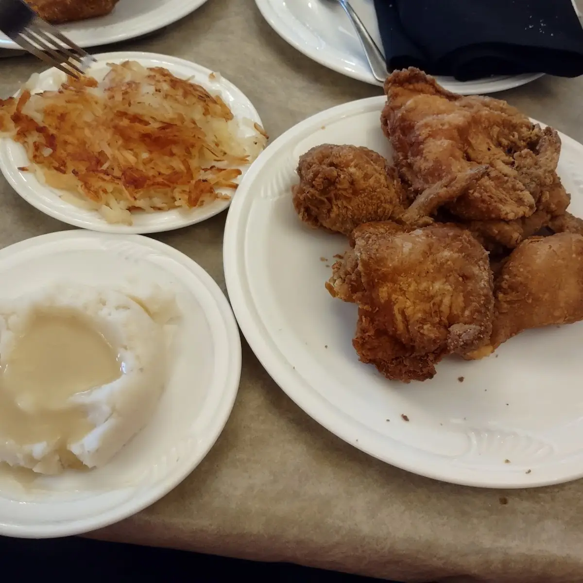 Roasted Chicken with Mashed Potatoes