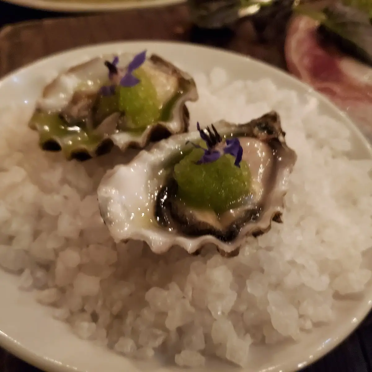 West Coast Oysters on the Half Shell