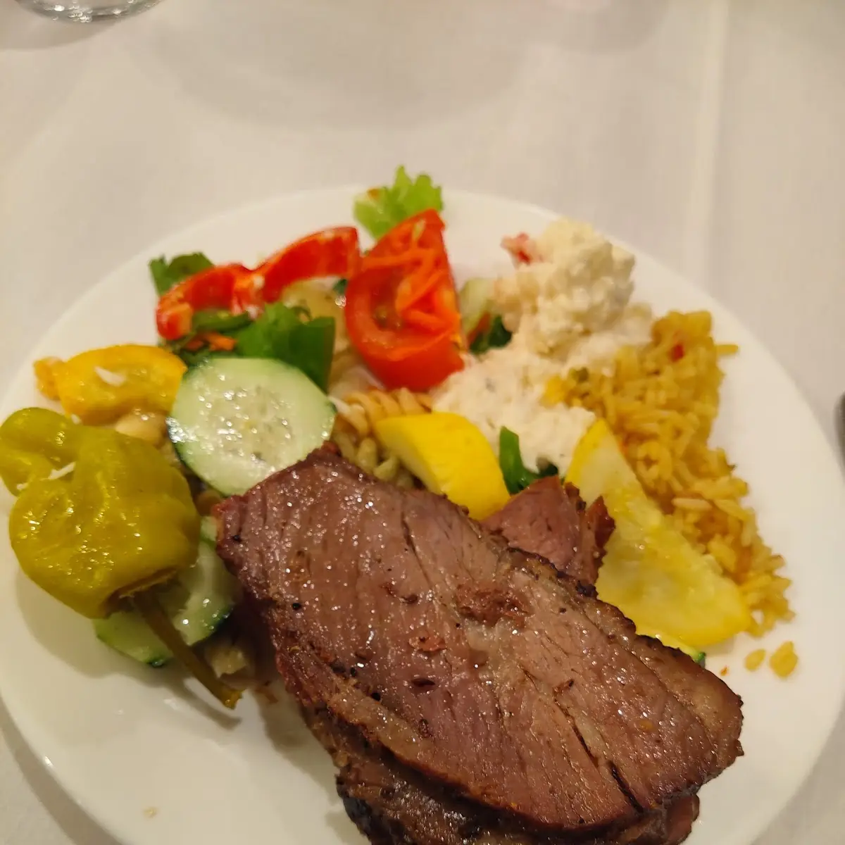 Roast Beef and Salad Bar