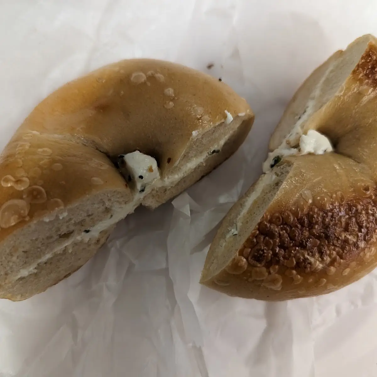 Plain Bagel with Cream Cheese