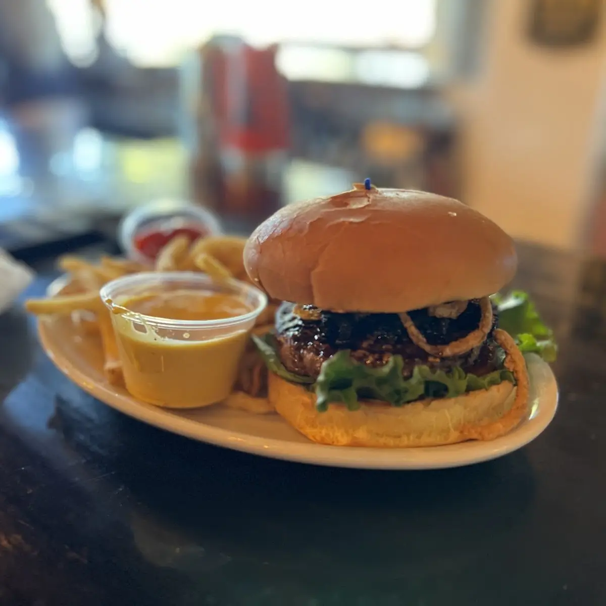 Beer Cheese Burger
