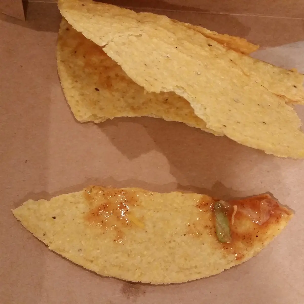 Taco Shell in Pieces
