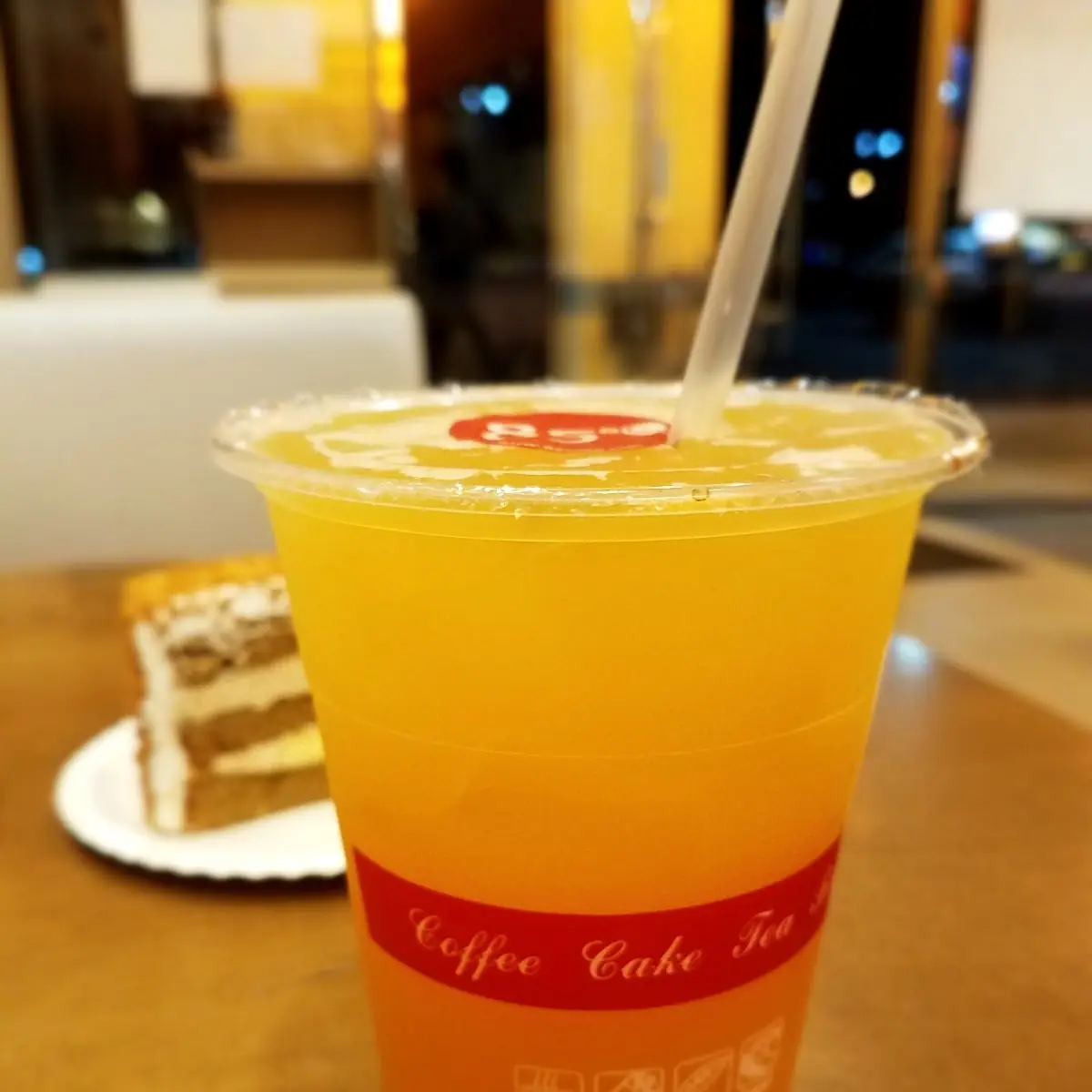 Iced Peach Green Tea