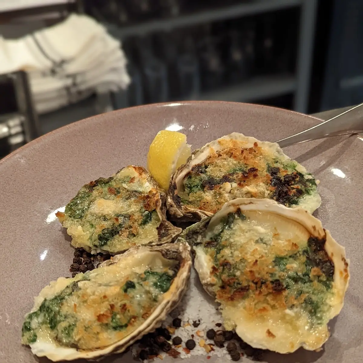 Oysters Rockefeller
