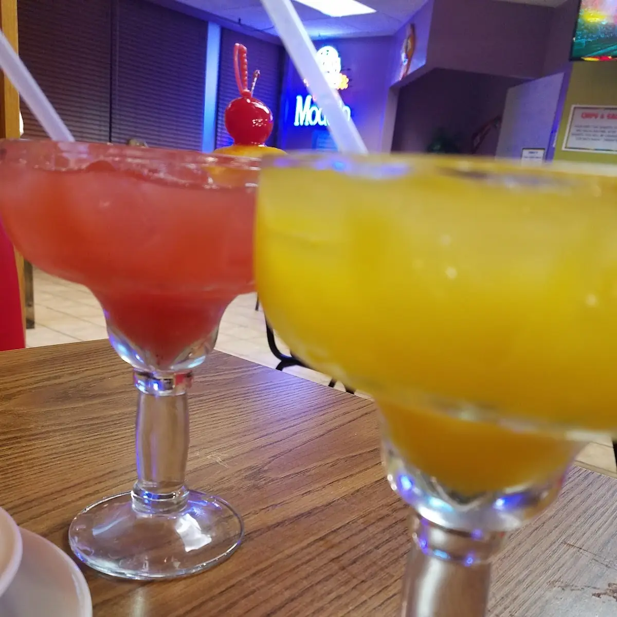 Strawberry and Mango Margaritas