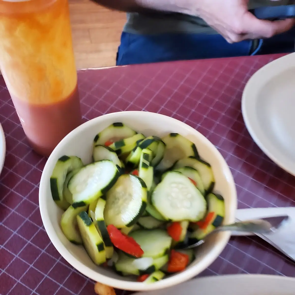 Fresh Cucumber Salad Fried ORRA