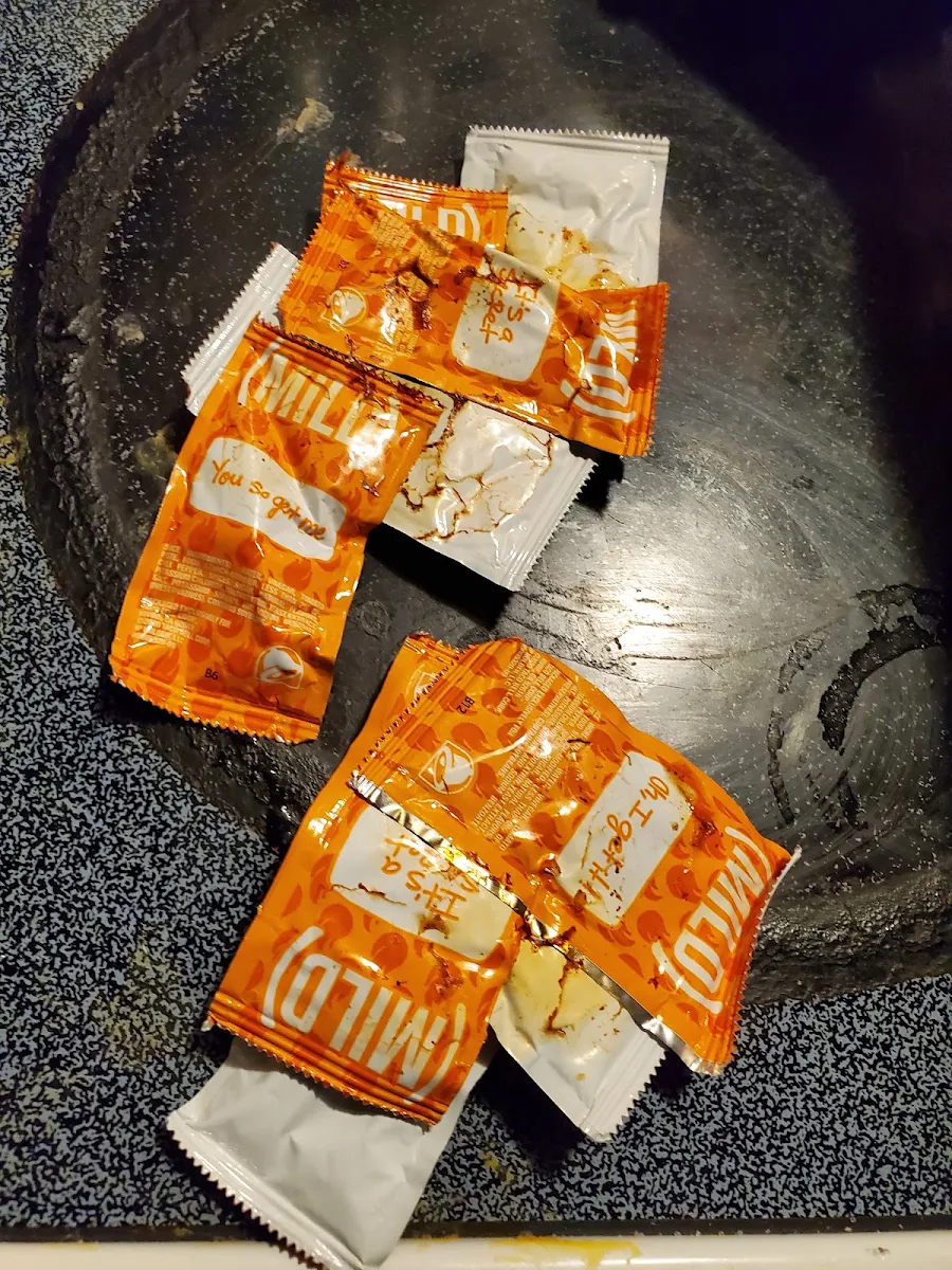 Sauce Packets Given to Use