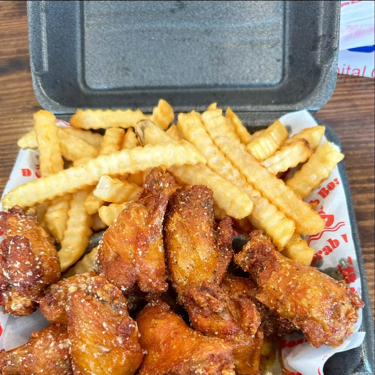 Lemon Pepper and Garlic Parmesan Wings