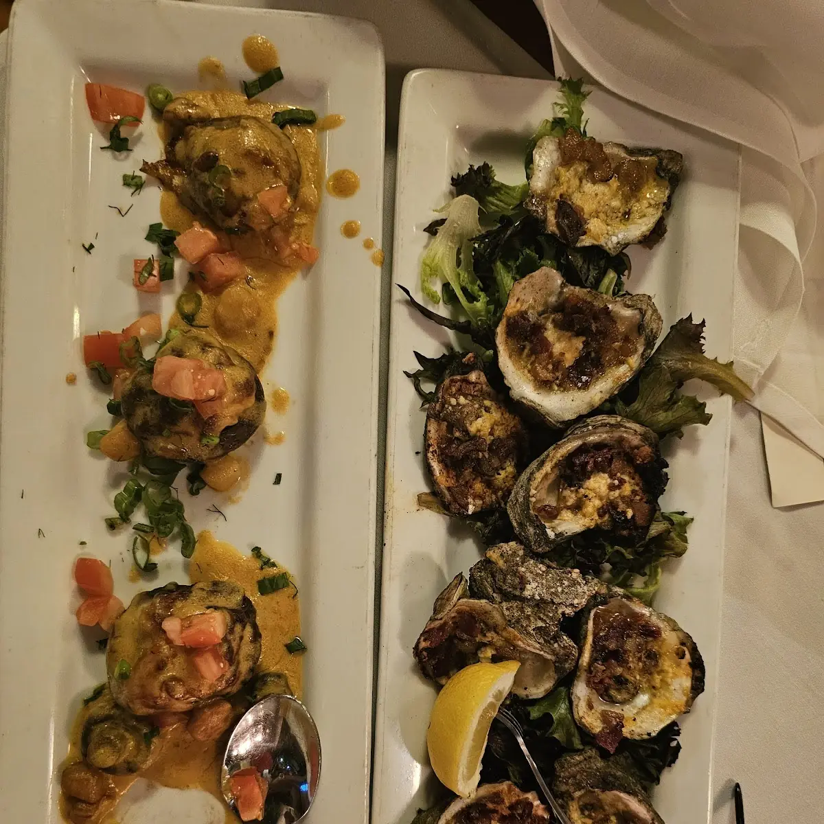 Oyster Platter Dime Size