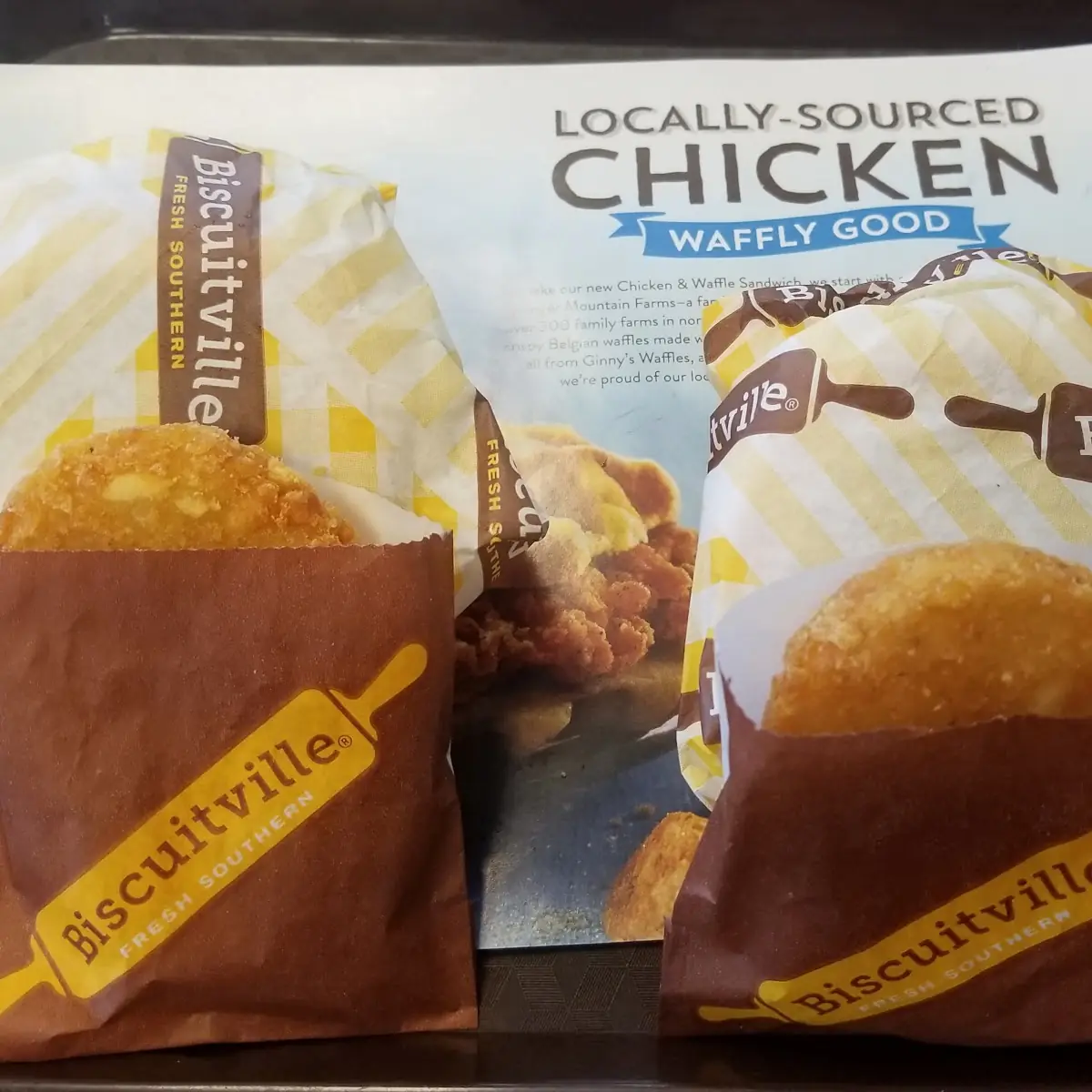 Tukey Sausage Biscuit with Hash Browns