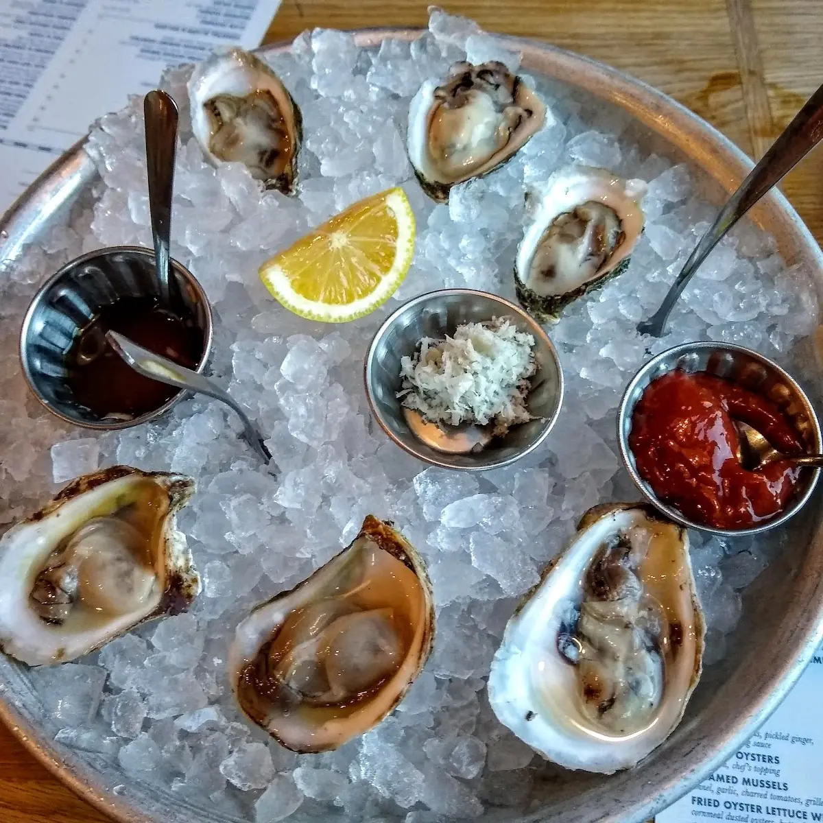 Raw Oysters on the Half Shell