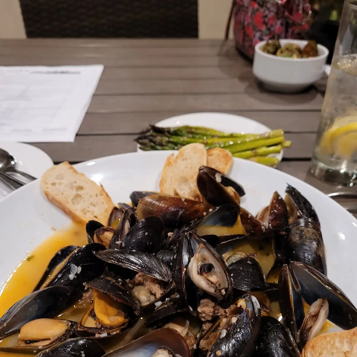 Mussels in Wine