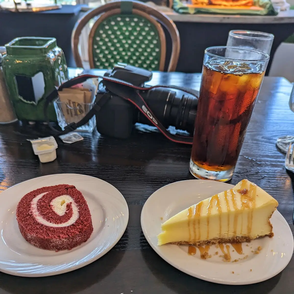 Red Velvet Roll and Cheesecake