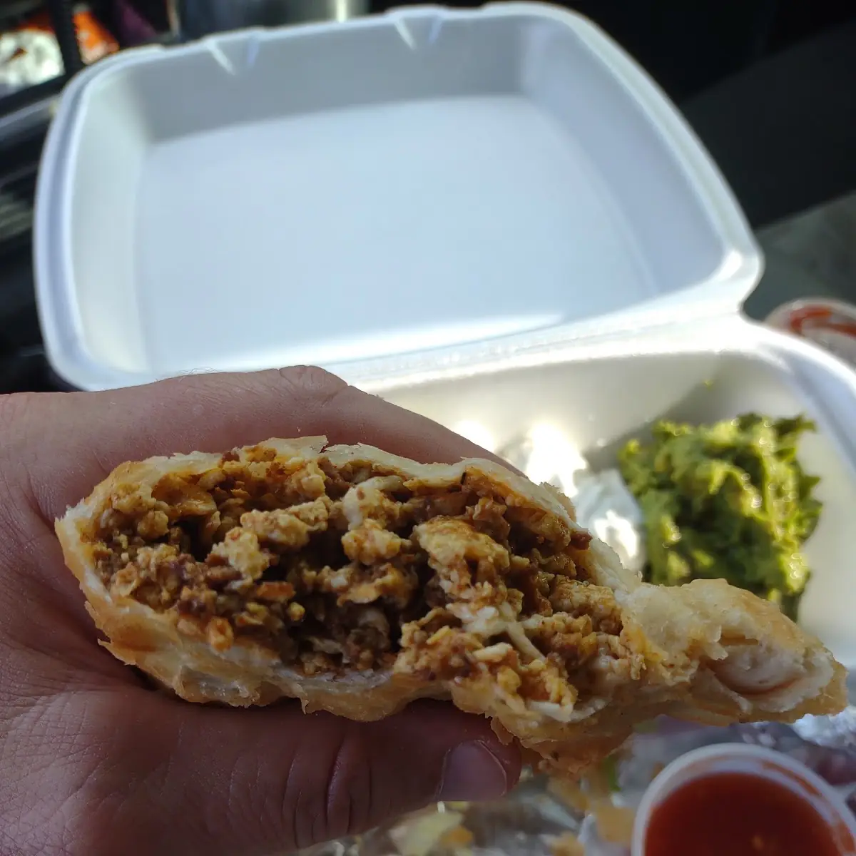 Breakfast Quesadilla with Chorizo and Egg