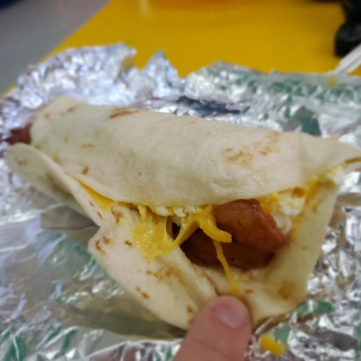 Sausage Egg Taco