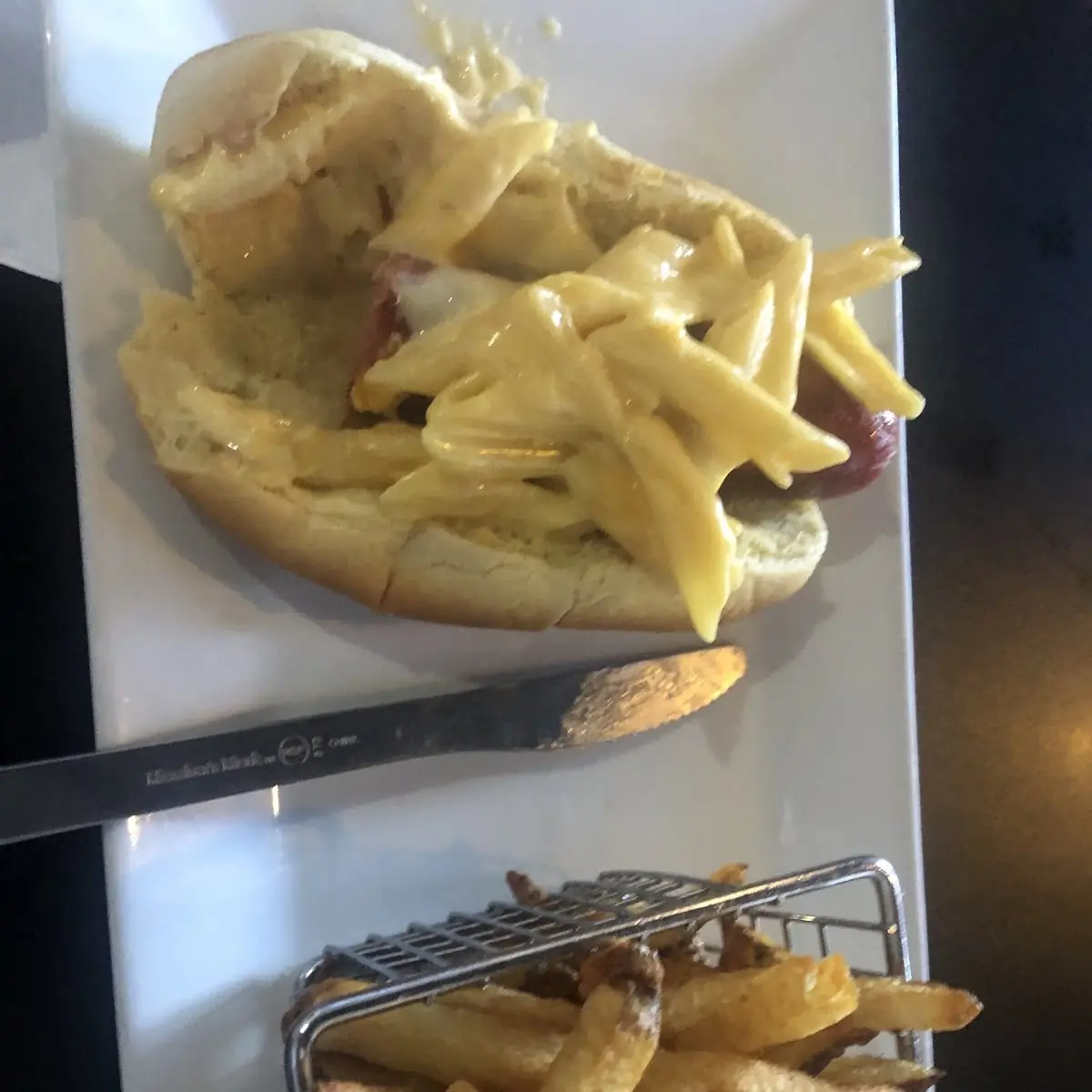 Mac N Cheese Dog