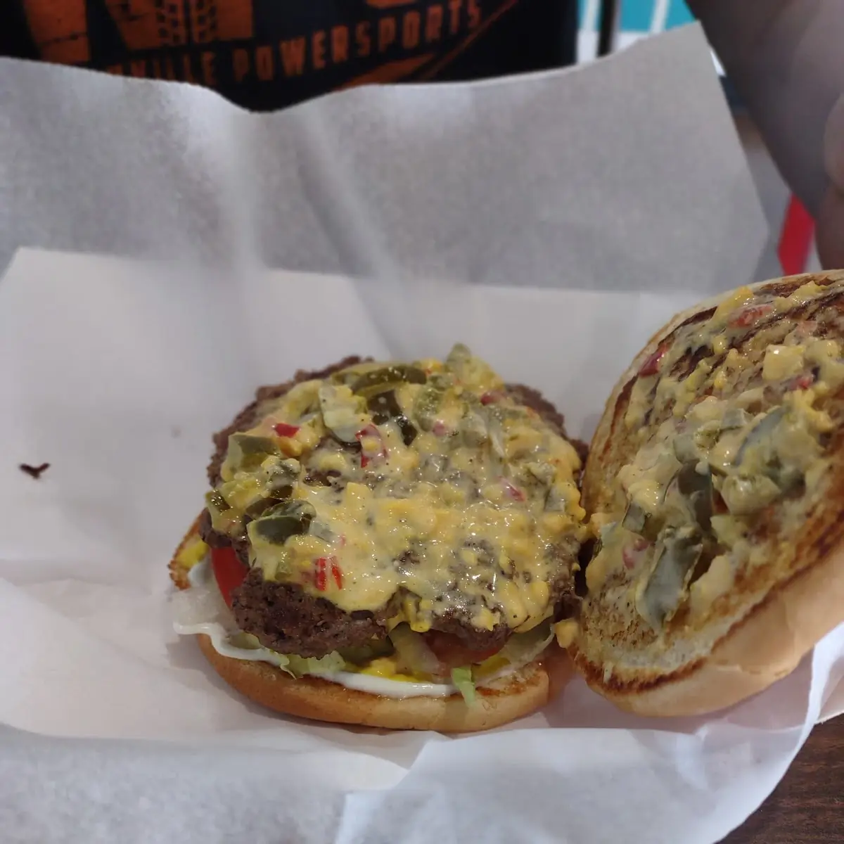 Nacho Cheese Burger