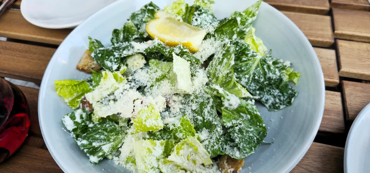 Beach Pea Caesar Salad