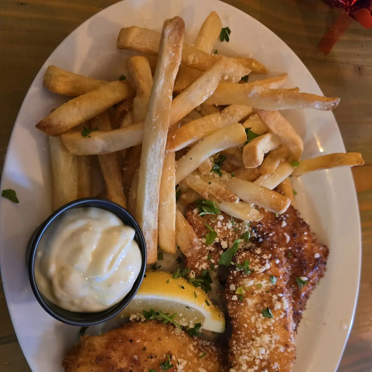Salmon Fish and Chips