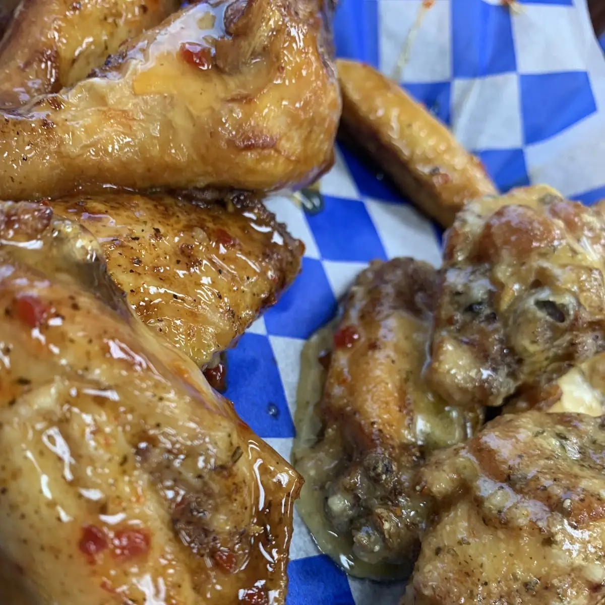 Thai Chili and Garlic Parmesan Wings