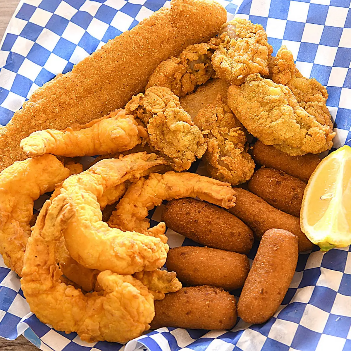 Fish Shrimp Fried Oysters