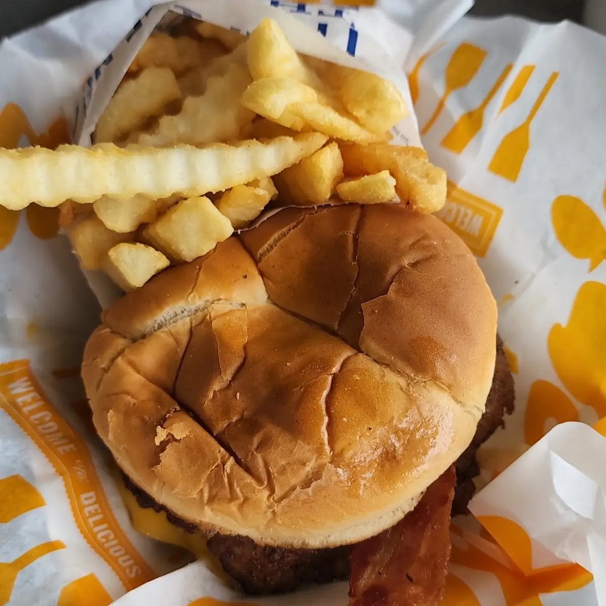 Bacon Butter Double Cheeseburger