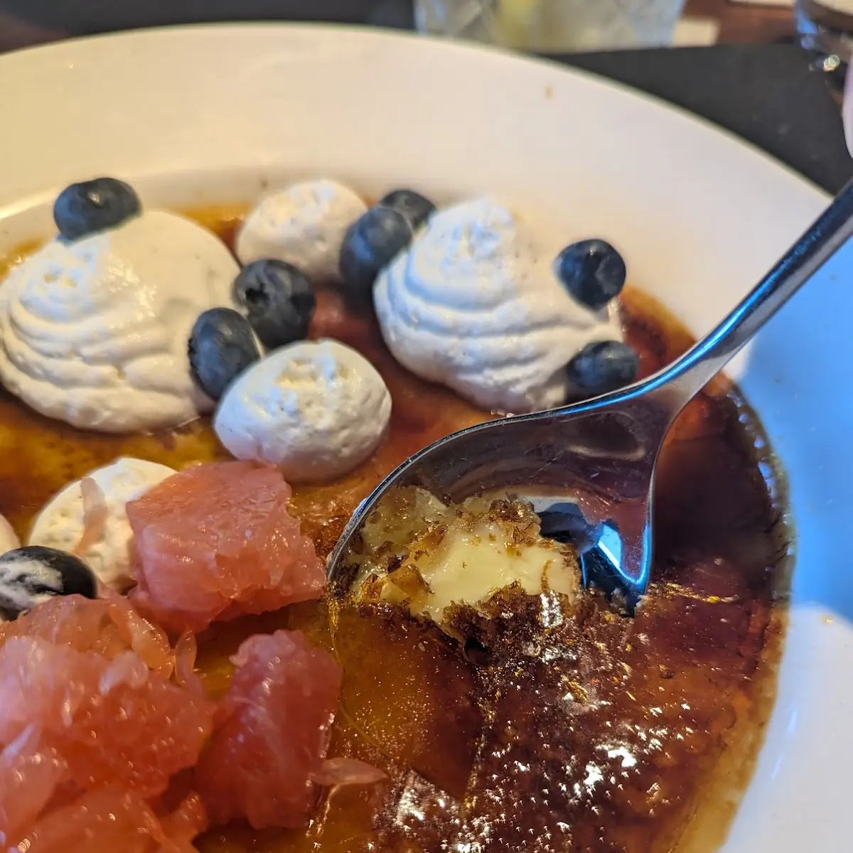 Grapefruit Creme Brulee