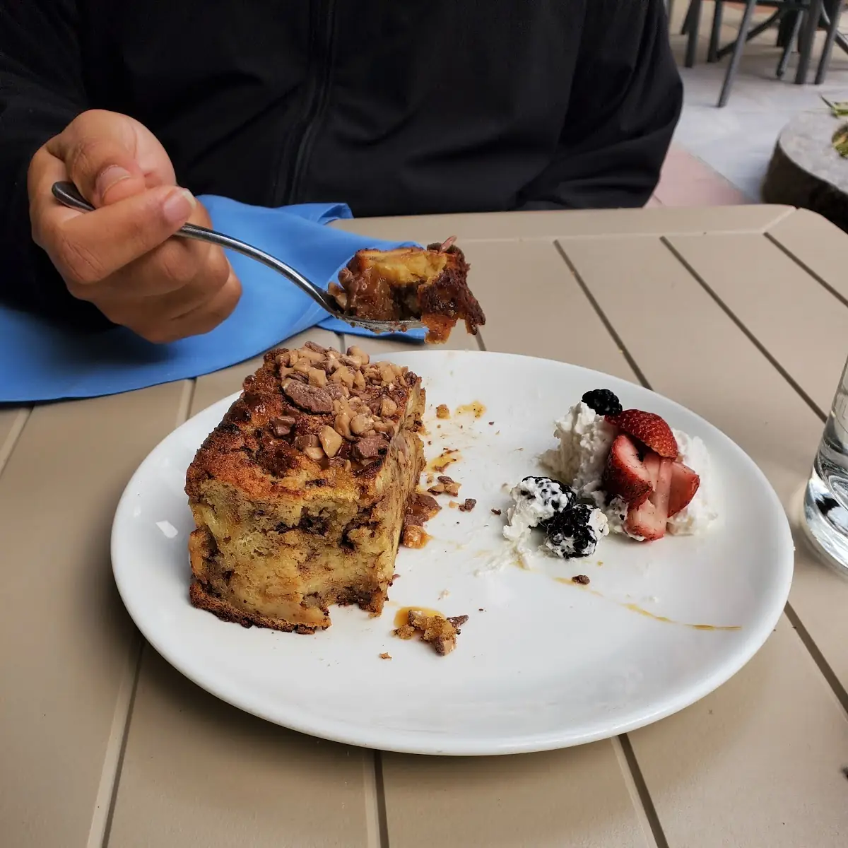 Heath Bar Crunch Bread Pudding