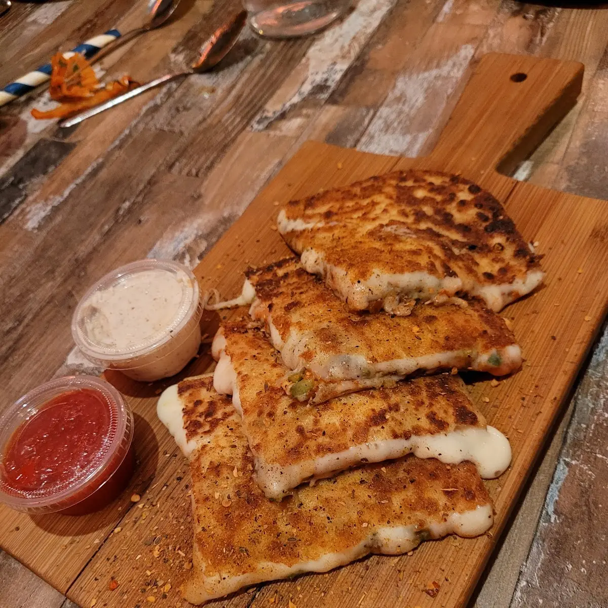 Cheese Pizza Paratha
