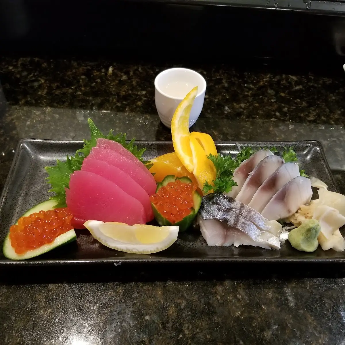Tuna and Hamachi Sashimi