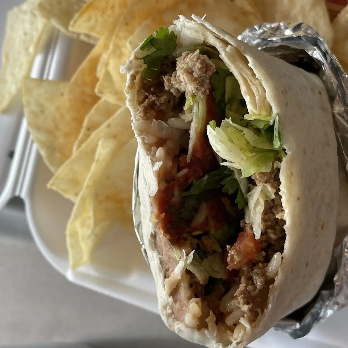 Big Ground Beef Burrito