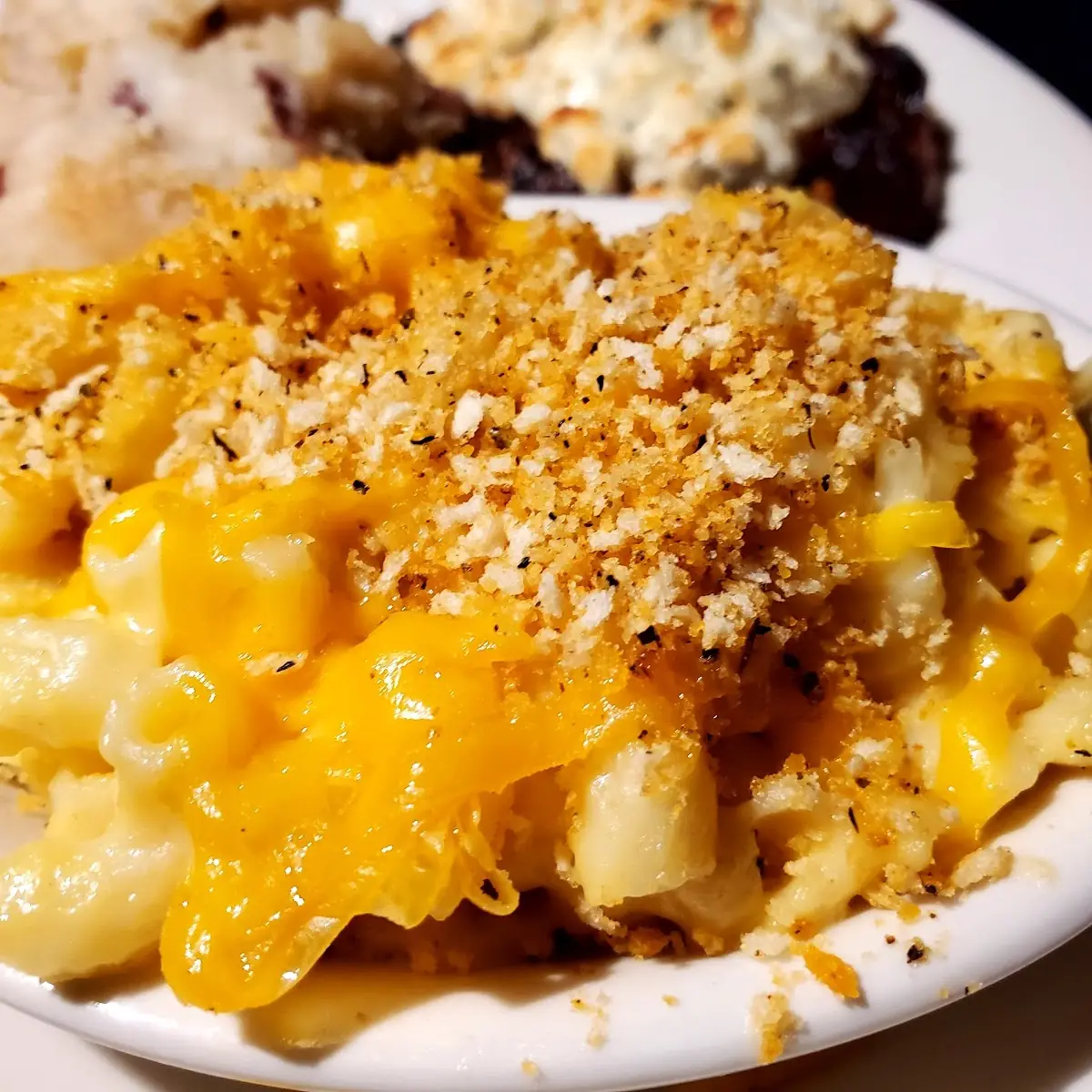 Mashed Potatoes Mac and Cheese
