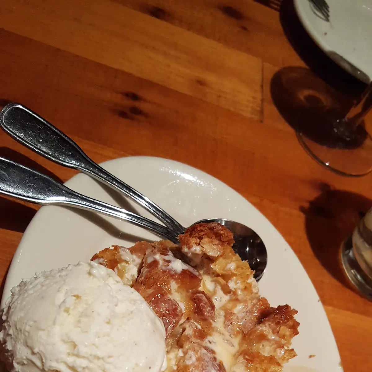 White Chocolate Bread Pudding