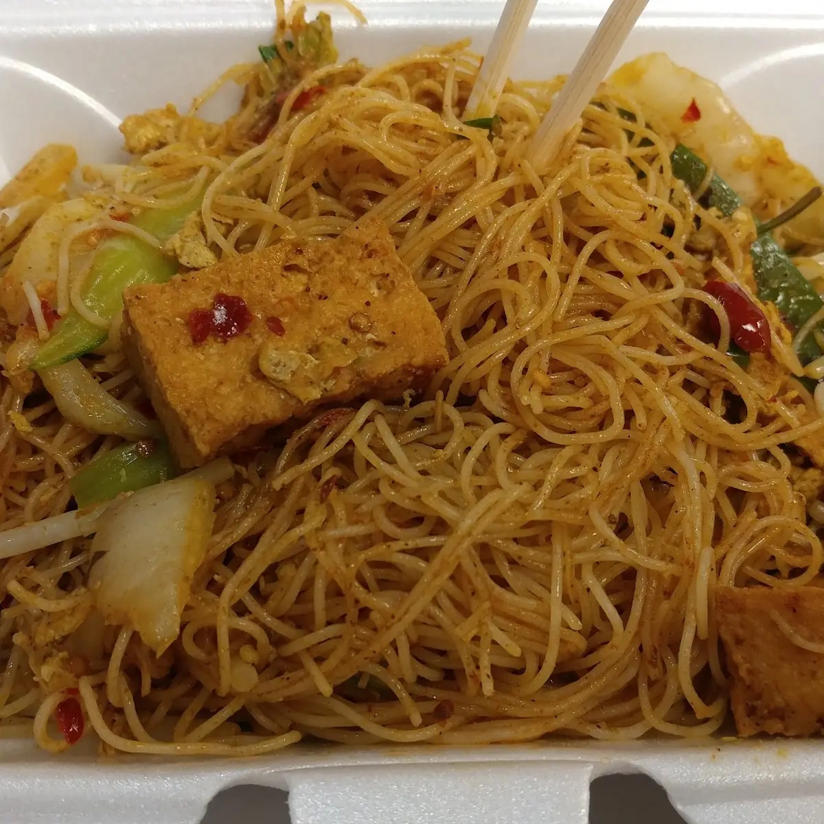 Singapore Curry Stir Fried Vermicelli