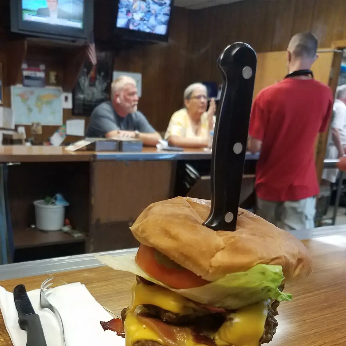 Triple Bypass Bacon Cheeseburger Deluxe