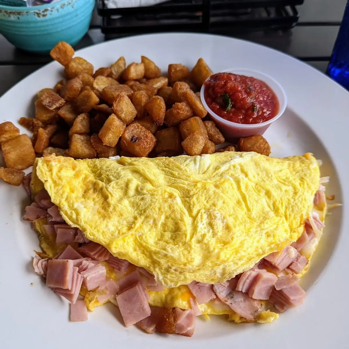 Ham & Cheese or Veggie Omelet