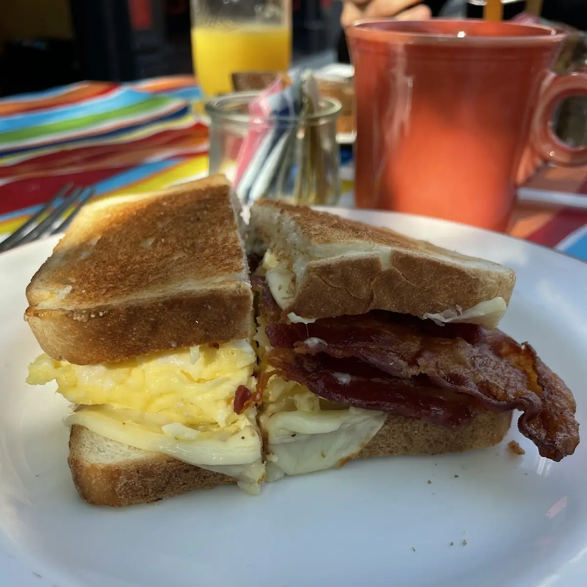 Egg Cheese Bacon Sandwich