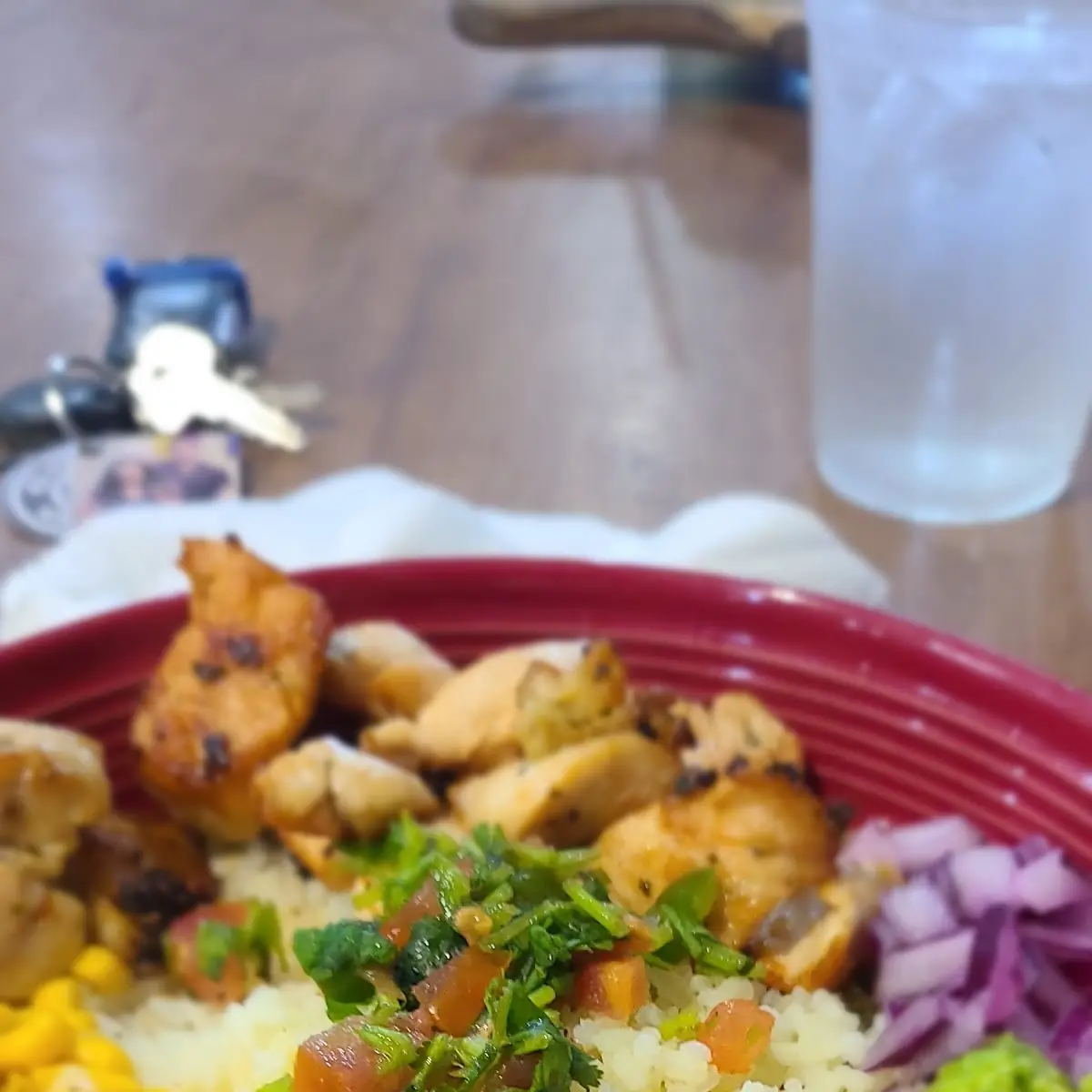 Grilled Chicken Black Beans Bowl