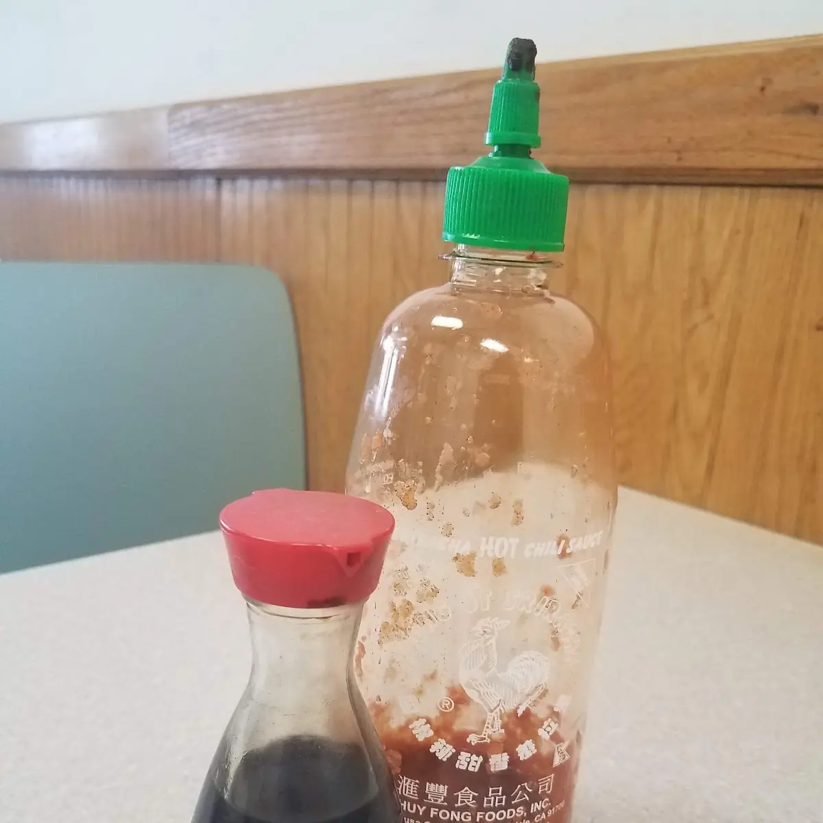 Soy Sauce and Hot Sauce
