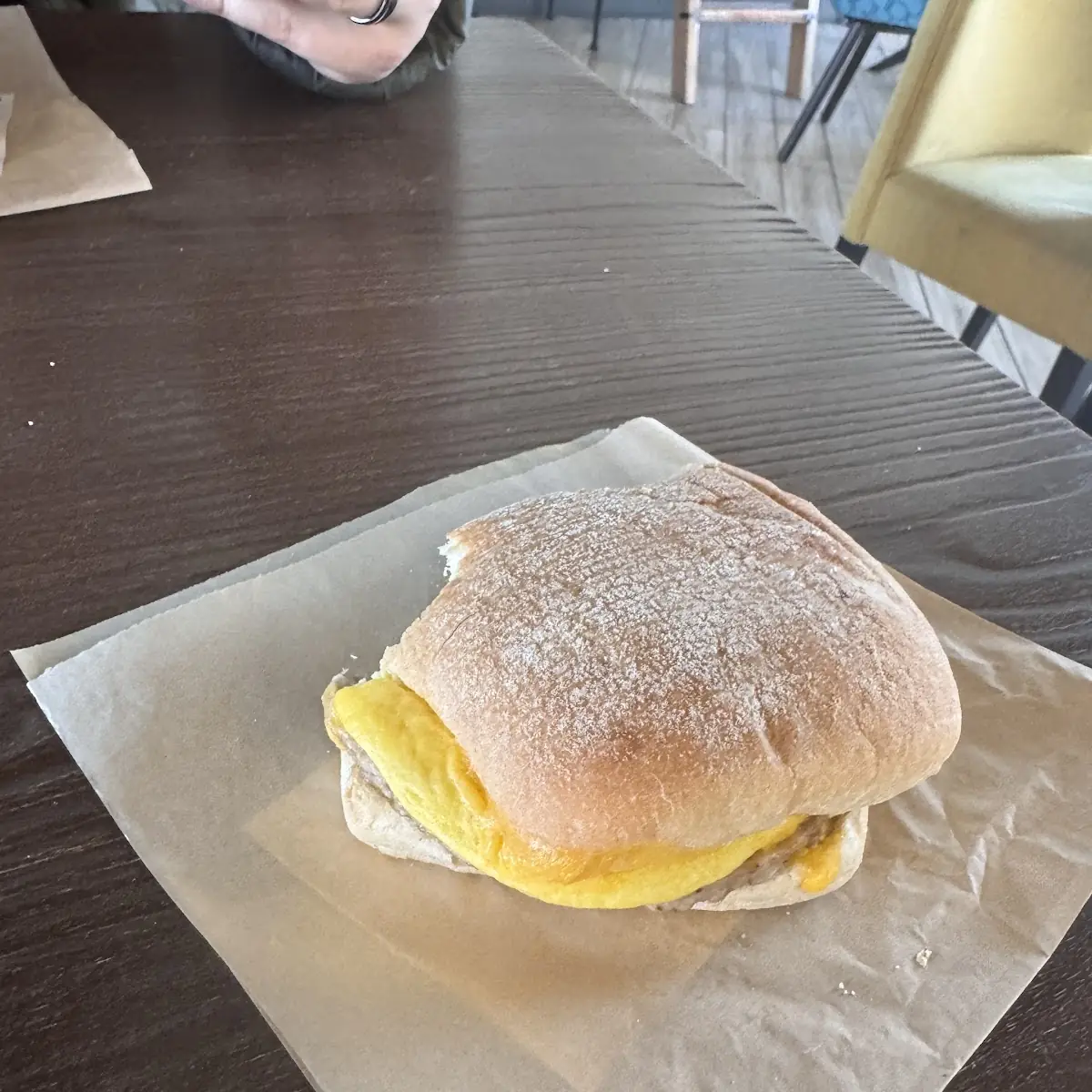 Bacon Egg & Gouda on Ciabatta