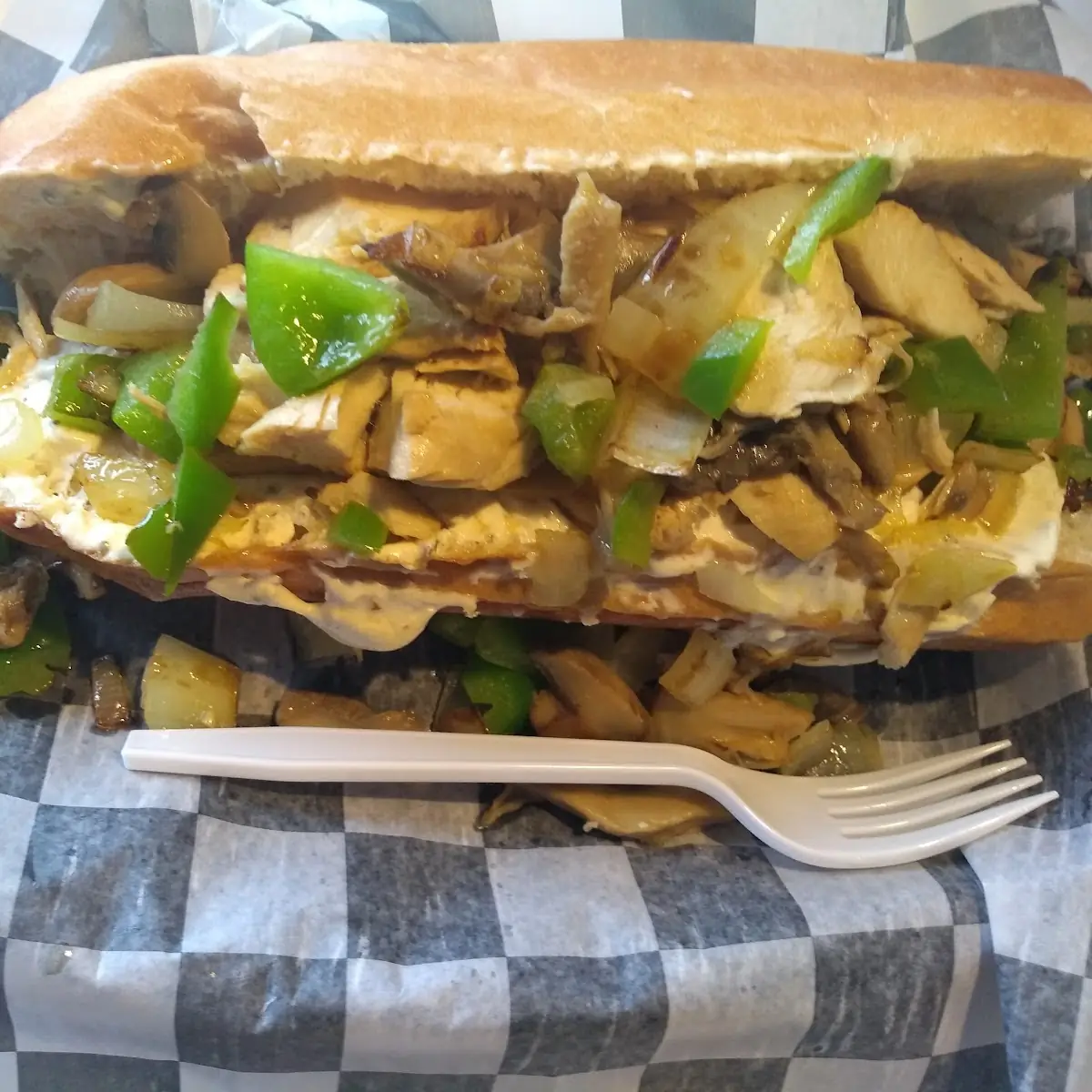 Chicken Cheese Steak Sandwich