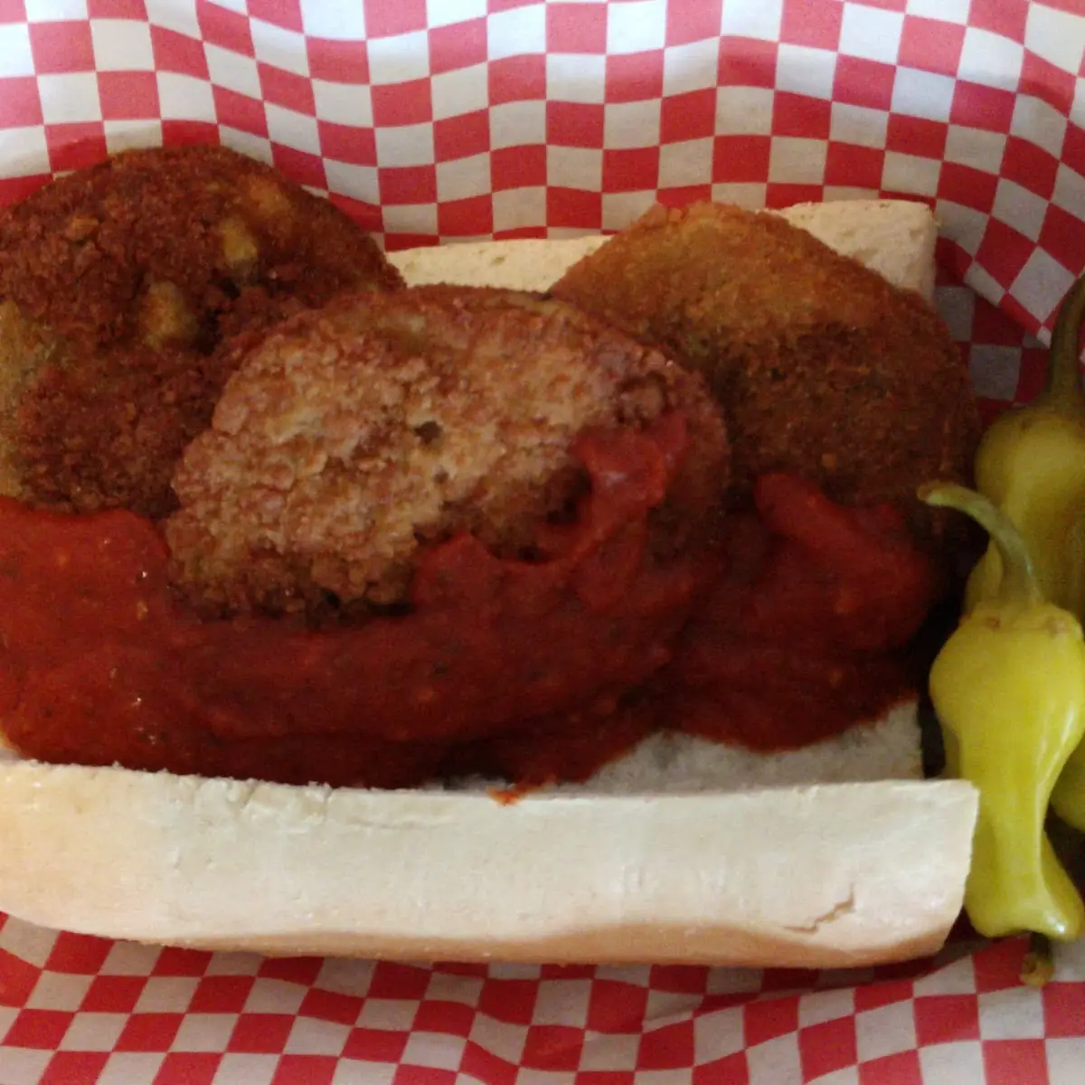 Eggplant Parmigiana Sub