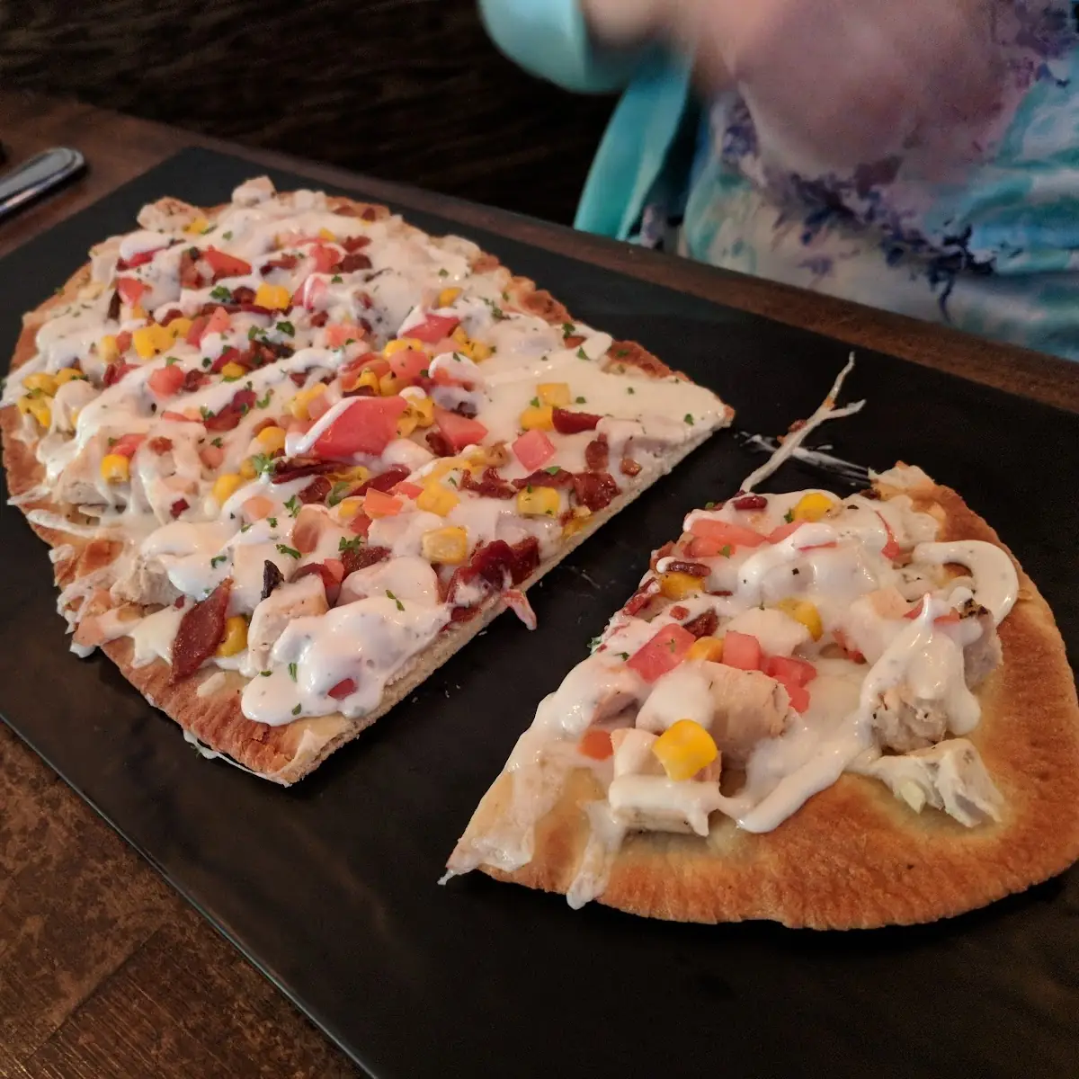 Chicken Bacon Ranch Flatbread