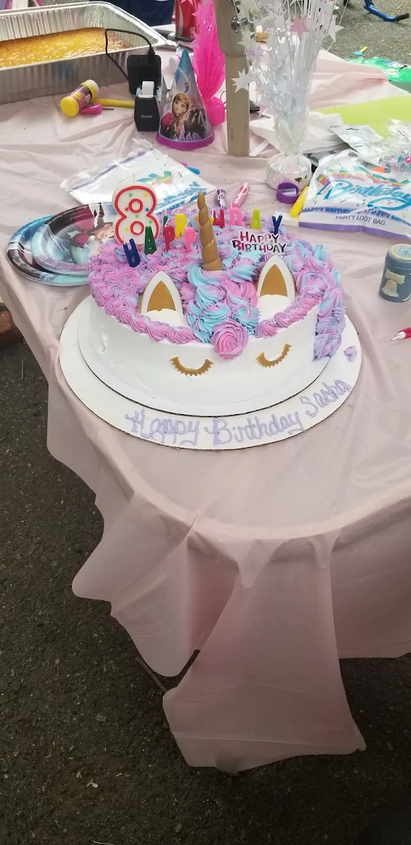 Unicorn Ice Cream Birthday Cake