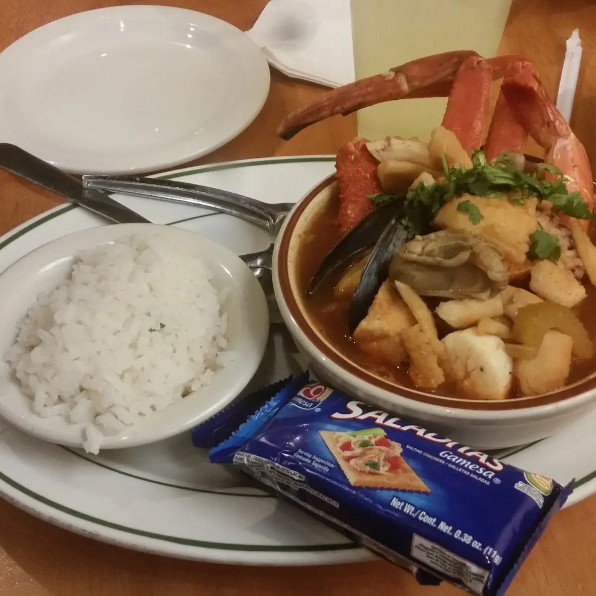 Cazuela De Mariscos House Specialty