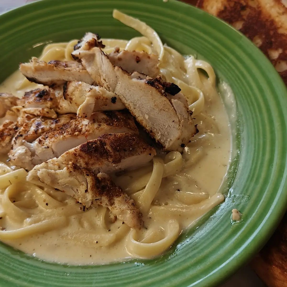 Blackened Chicken Alfredo