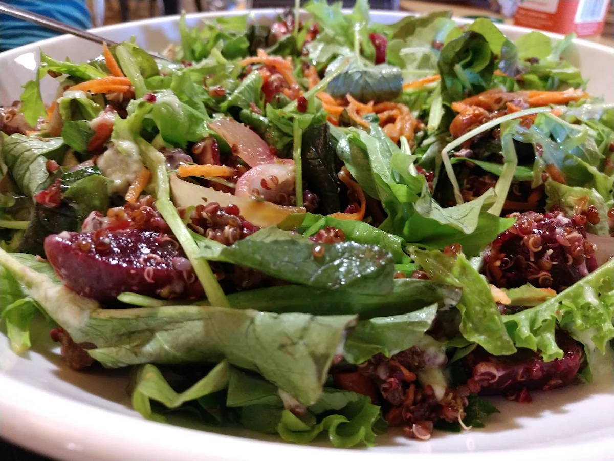 Red Quinoa and Beet Salad