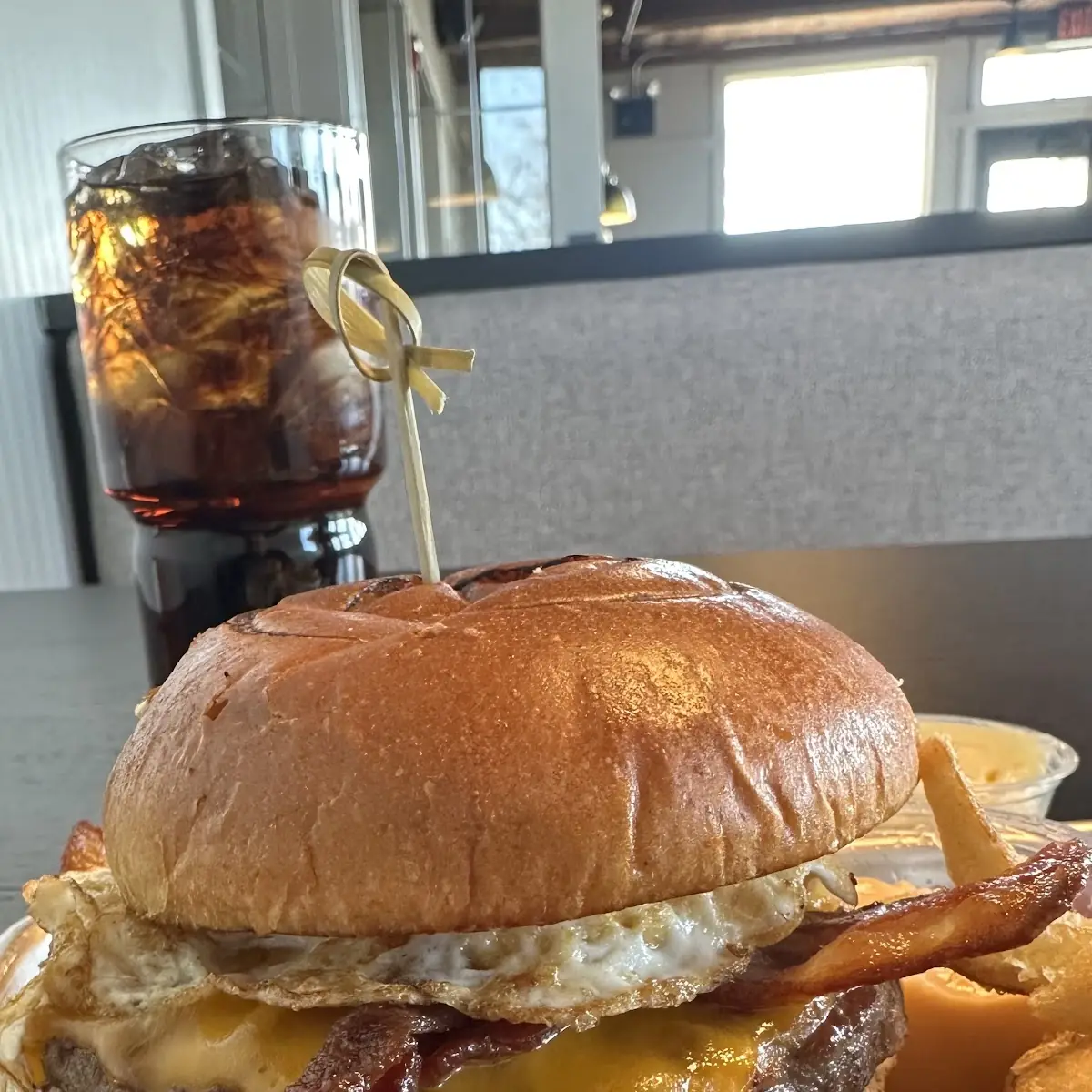 Double Patty Bacon Cheeseburger and Egg