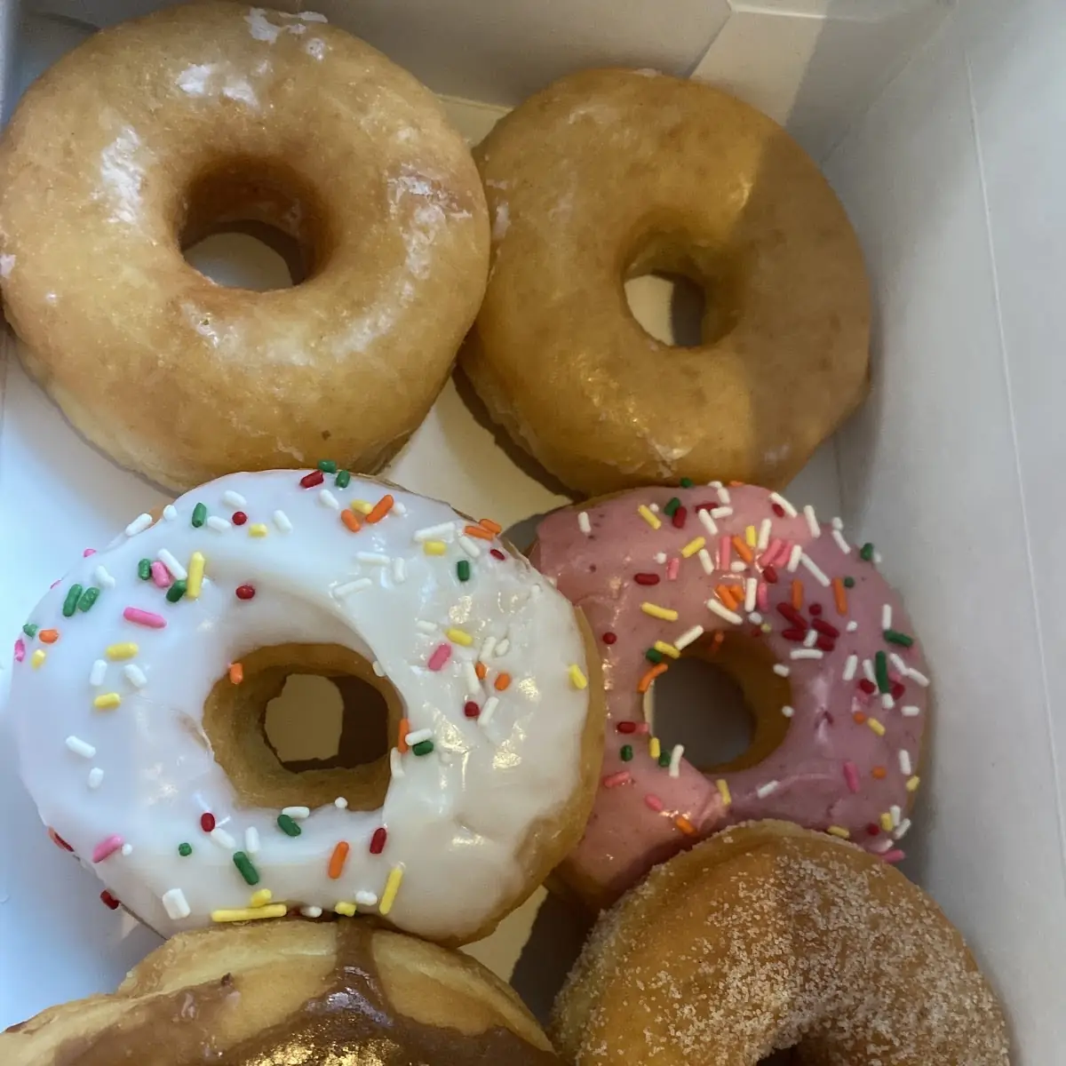 Donut holes with icing