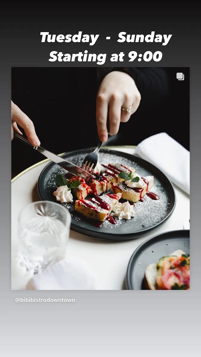 Highlights, Bibi Bistro
